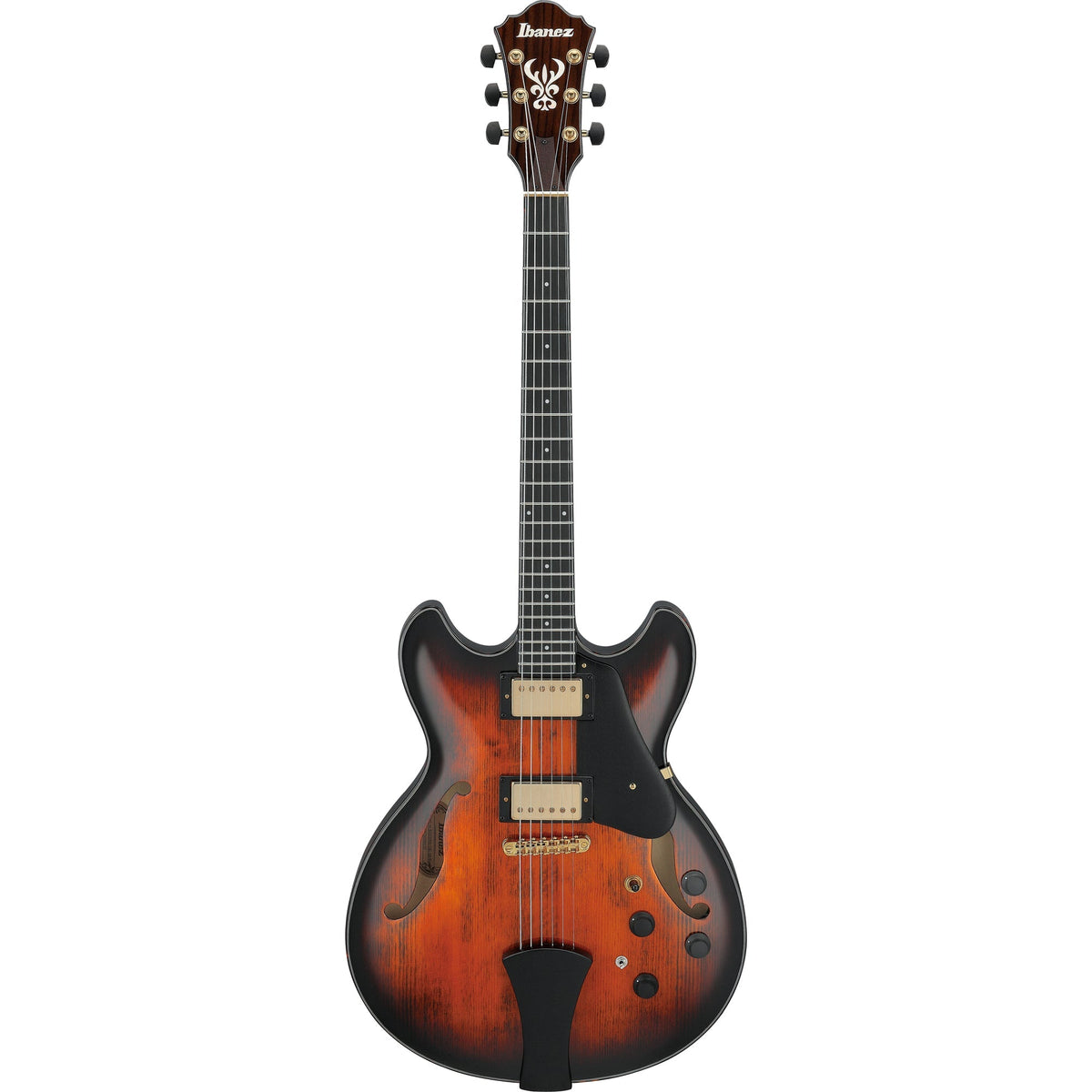 Ibanez ASH300 ASH Artstar Semi-hollow Electric Guitar - Tobacco Brown - View 2 | MusicMarket