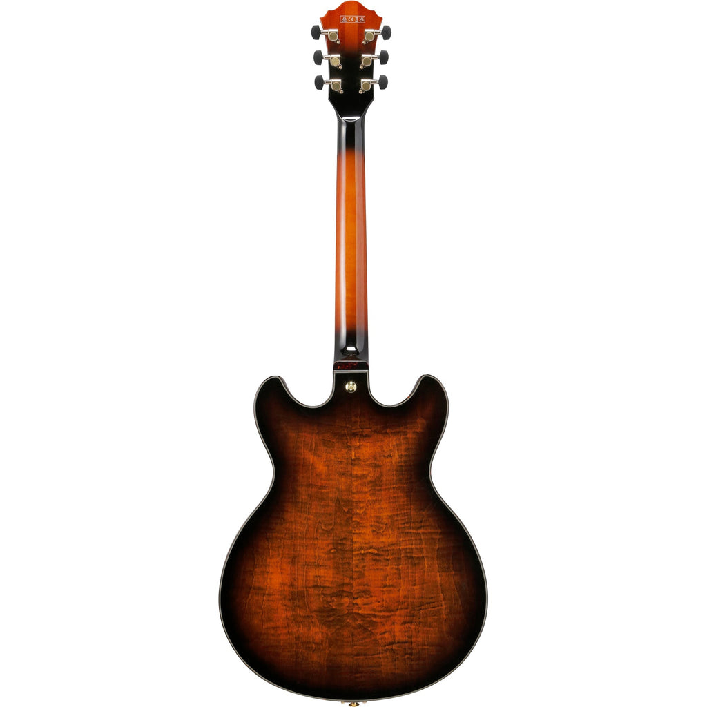 Ibanez ASH300 ASH Artstar Semi-hollow Electric Guitar - Tobacco Brown - View 3 | MusicMarket