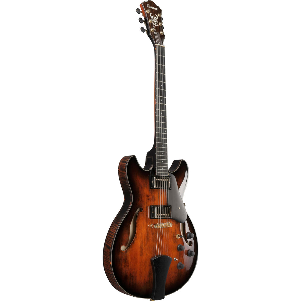 Ibanez ASH300 ASH Artstar Semi-hollow Electric Guitar - Tobacco Brown - View 4 | MusicMarket