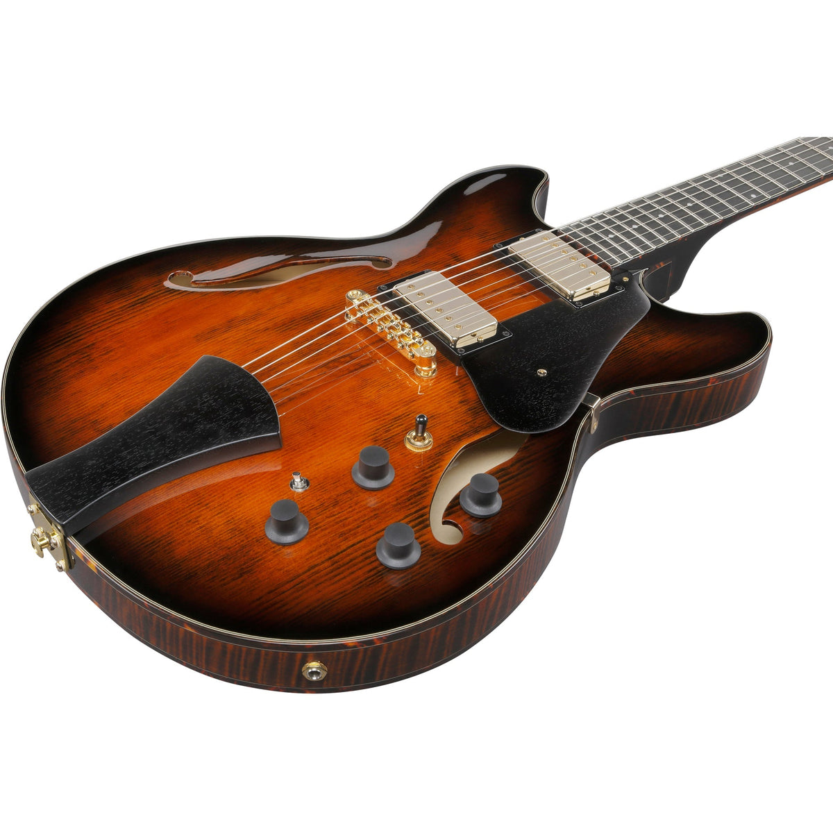 Ibanez ASH300 ASH Artstar Semi-hollow Electric Guitar - Tobacco Brown - View 5 | MusicMarket