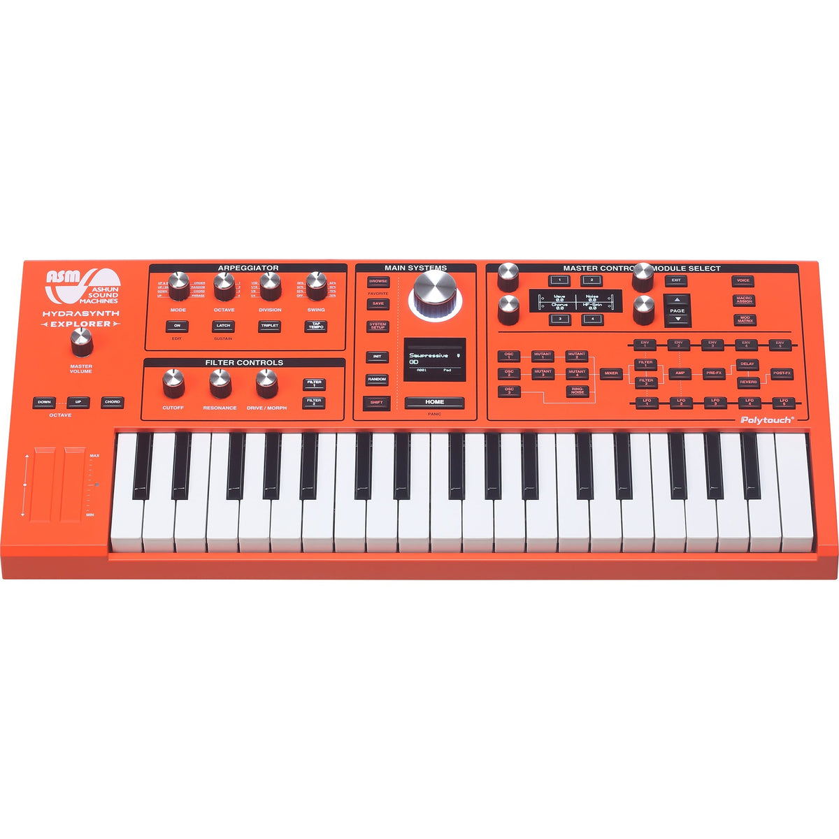 ASM Hydrasynth Explorer 888 - Special Edition Orange - View 5 | MusicMarket
