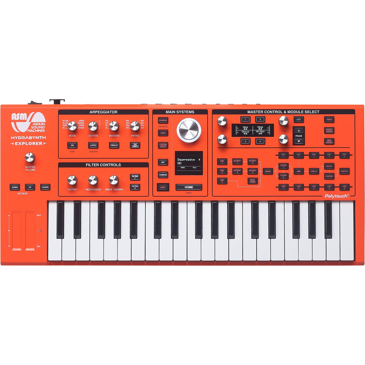 ASM Hydrasynth Explorer 888 - Special Edition Orange - MusicMarket