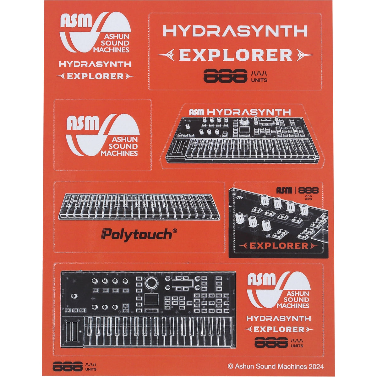 ASM Hydrasynth Explorer 888 - Special Edition Orange - View 9 | MusicMarket