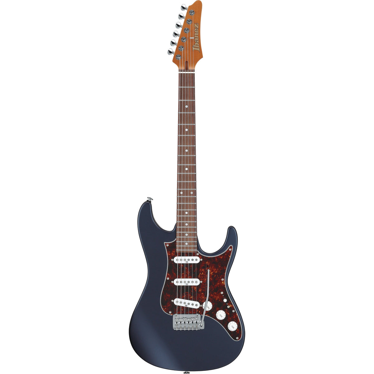Ibanez AZ2203NT AZ Prestige 6 String Electric Guitar - Dark Tide Blue Flat - View 2 | MusicMarket