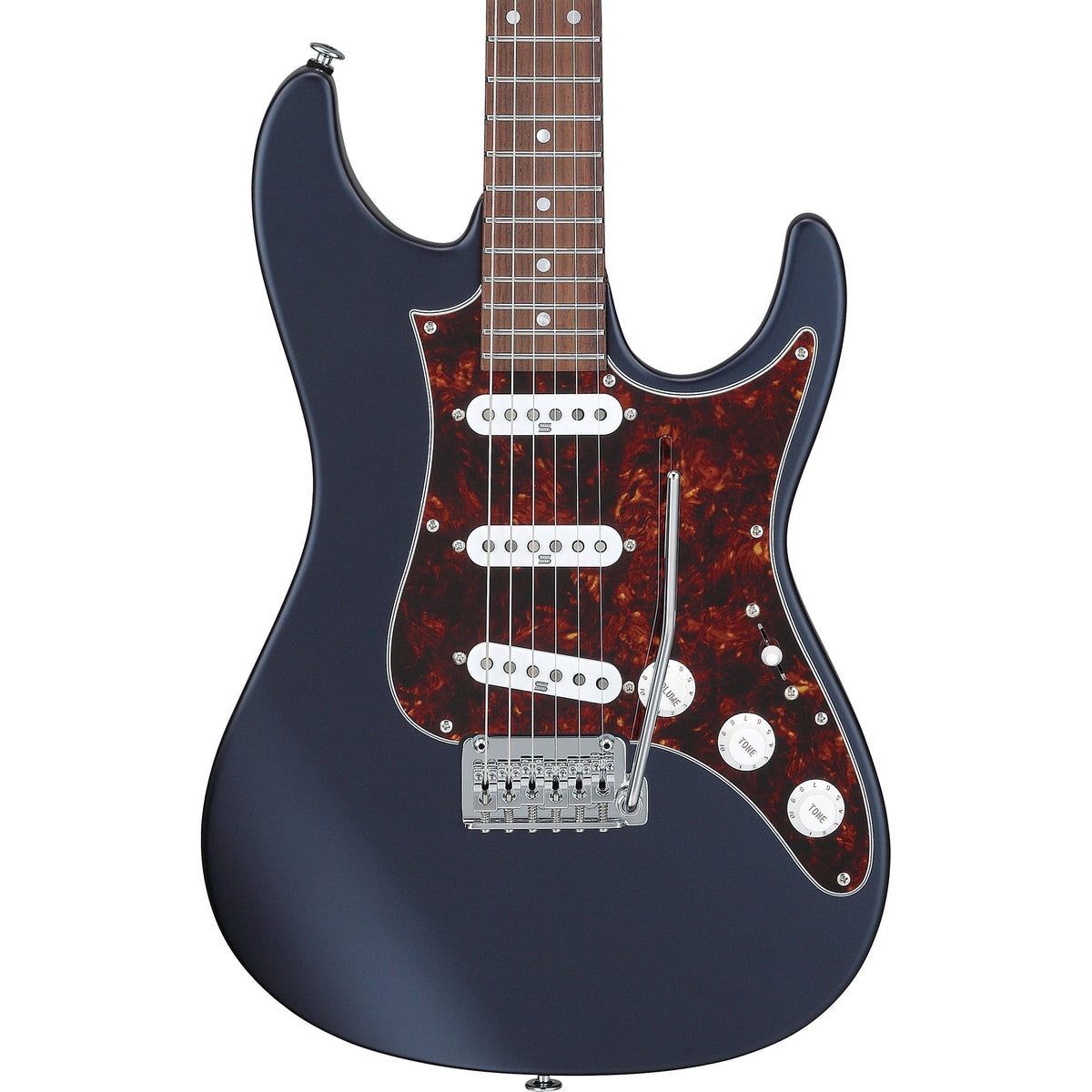 Ibanez AZ2203NT AZ Prestige 6 String Electric Guitar - Dark Tide Blue Flat - MusicMarket