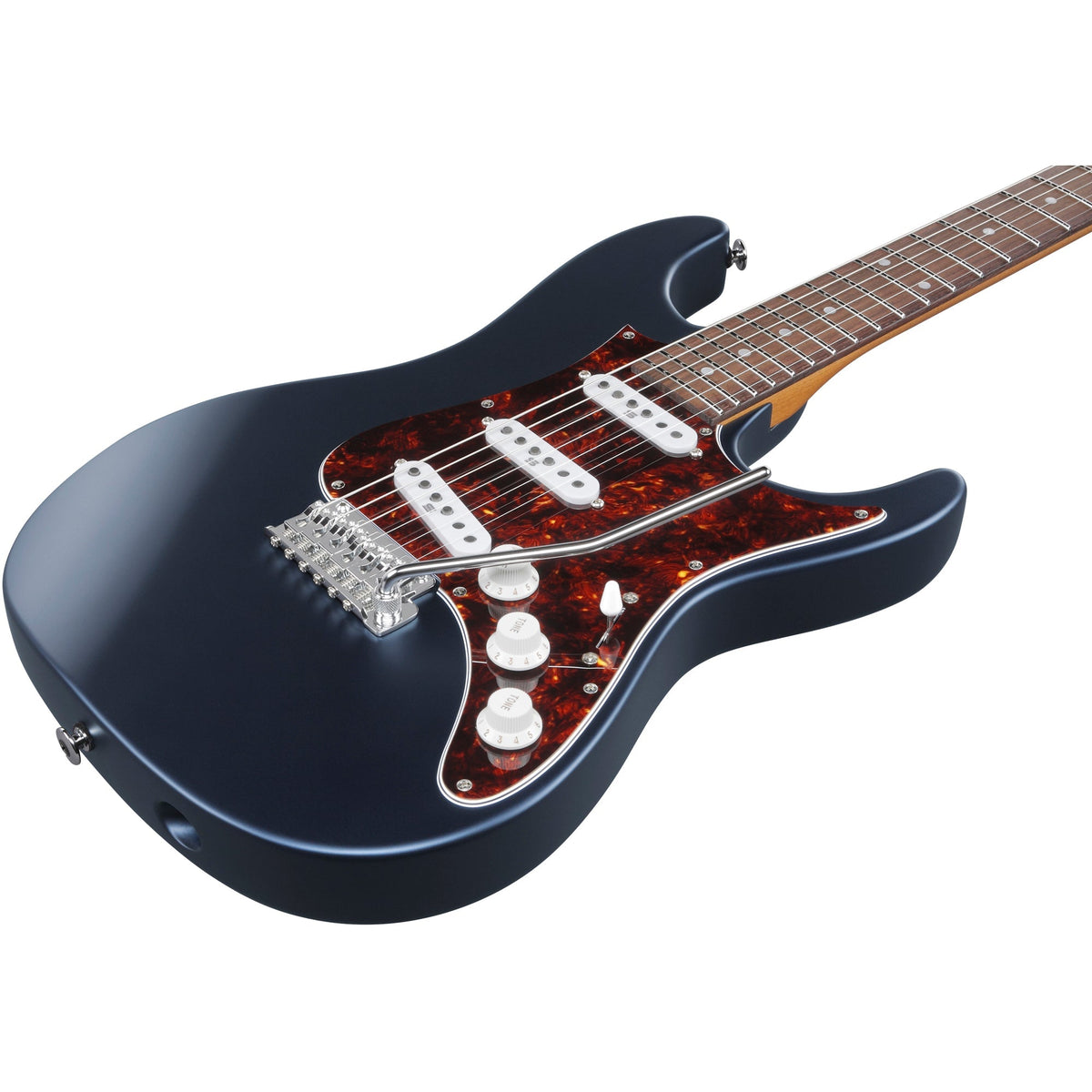 Ibanez AZ2203NT AZ Prestige 6 String Electric Guitar - Dark Tide Blue Flat - View 8 | MusicMarket