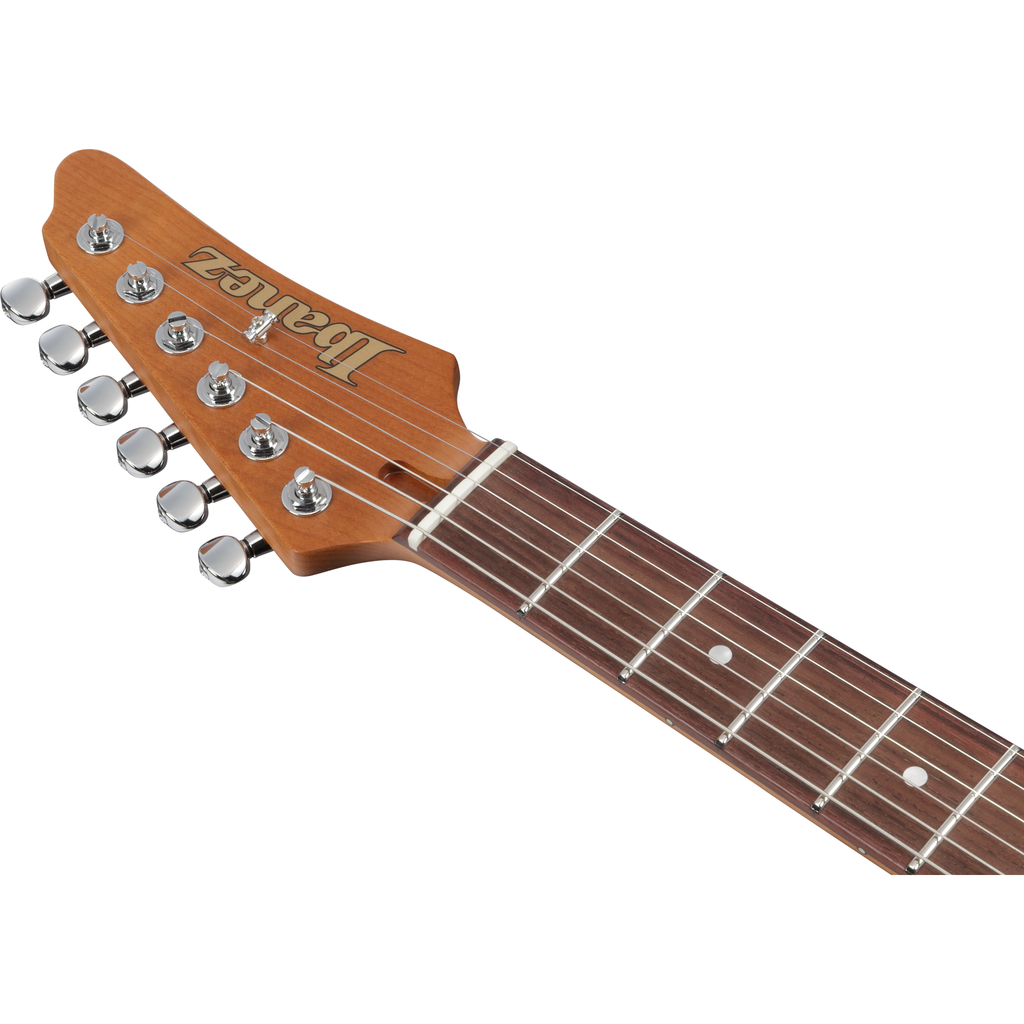 Ibanez AZ2203NT AZ Prestige 6 String Electric Guitar - Dark Tide Blue Flat - View 5 | MusicMarket