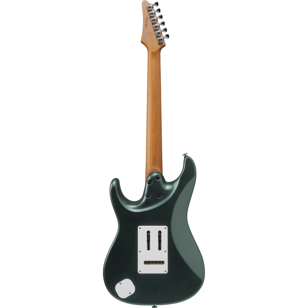Ibanez AZ2204N AZ Prestige 6 String Electric Guitar - Ivy Green Metallic Flat - View 3 | MusicMarket