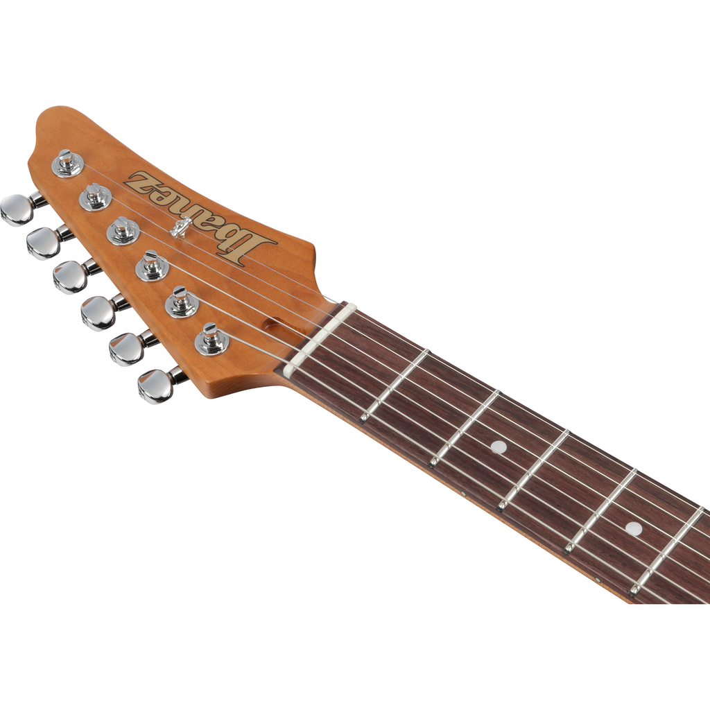Ibanez AZ2204N AZ Prestige 6 String Electric Guitar - Ivy Green Metallic Flat - View 5 | MusicMarket