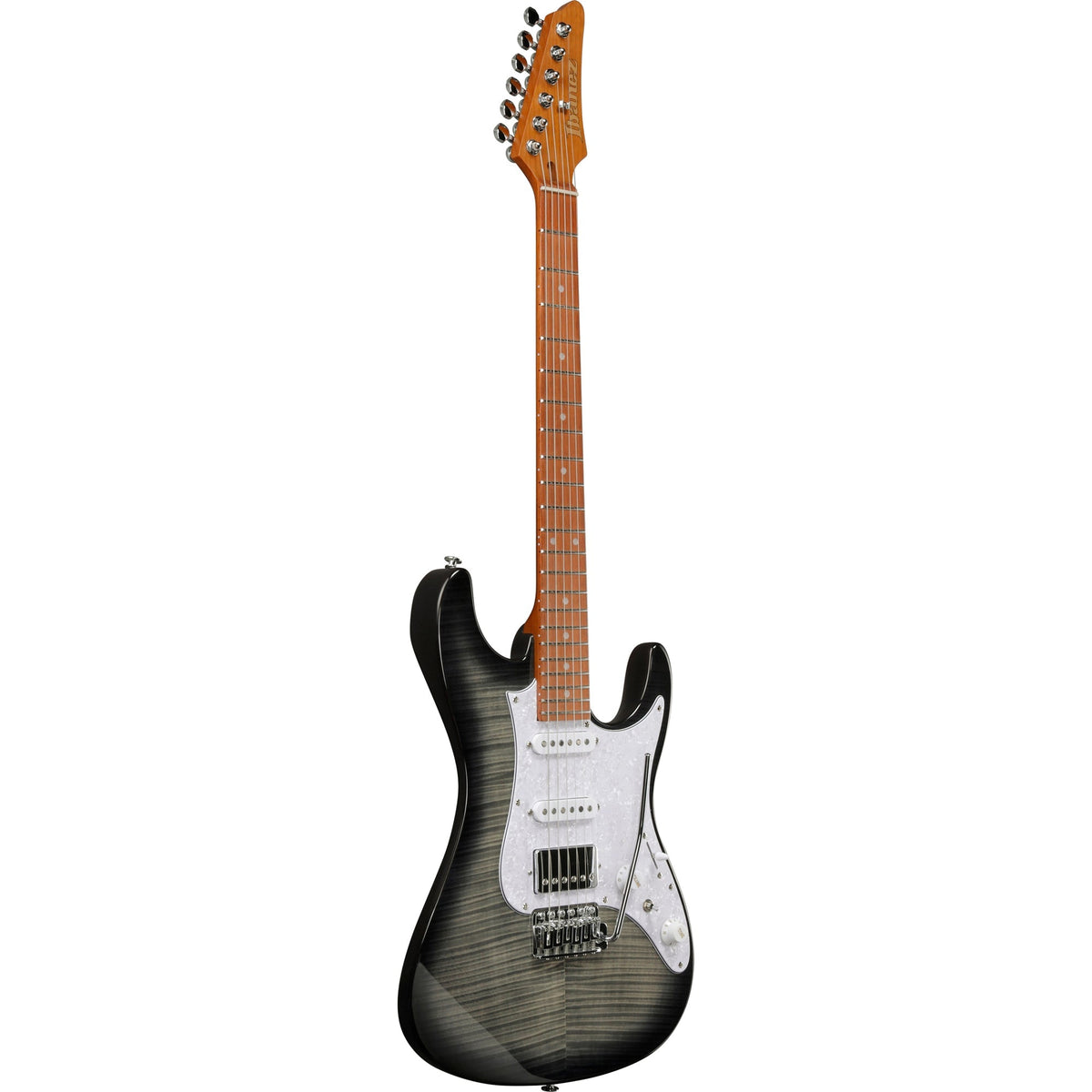 Ibanez AZ22S1F AZ Standard 6-String Electric Guitar - Transparent Black Sunburst - View 4 | MusicMarket
