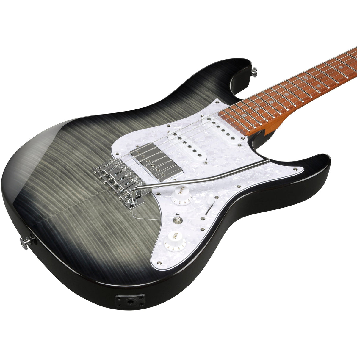 Ibanez AZ22S1F AZ Standard 6-String Electric Guitar - Transparent Black Sunburst - View 8 | MusicMarket