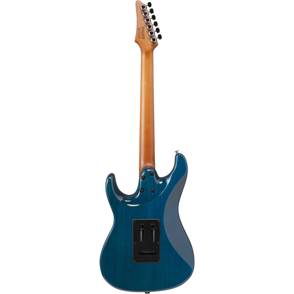Ibanez AZ22S1F AZ Standard 6-String Electric Guitar -Transparent Turquoise Burst - View 3 | MusicMarket