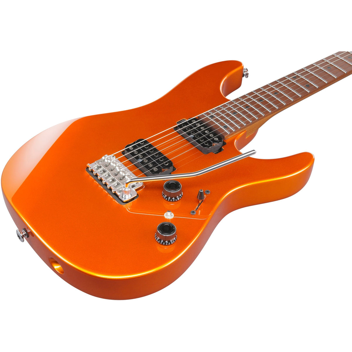 Ibanez AZ2402 AZ Prestige 6-String Electric Guitar - Roadster Orange Metallic - View 5 | MusicMarket