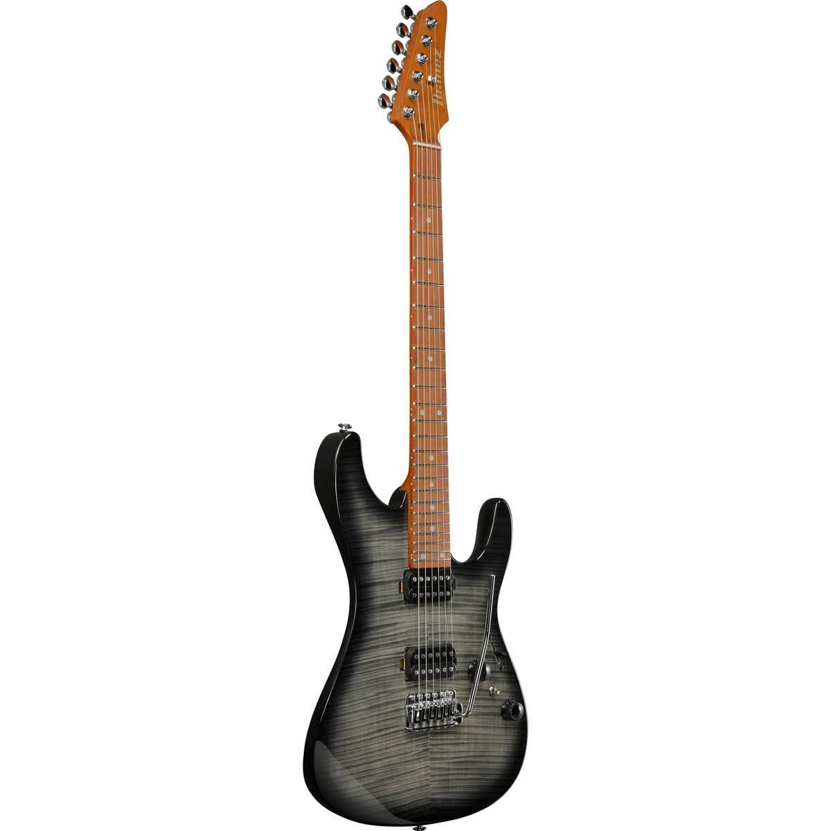Ibanez AZ24S1F AZ Standard 6-String Electric Guitar - Transparent Black Sunburst - View 4 | MusicMarket
