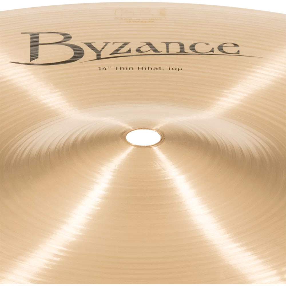Meinl Cymbals 14” Byzance Traditional Thin Hi-hat Cymbals - View 2 | MusicMarket