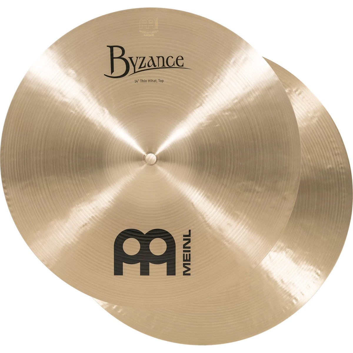 Meinl Cymbals 14” Byzance Traditional Thin Hi-hat Cymbals - MusicMarket