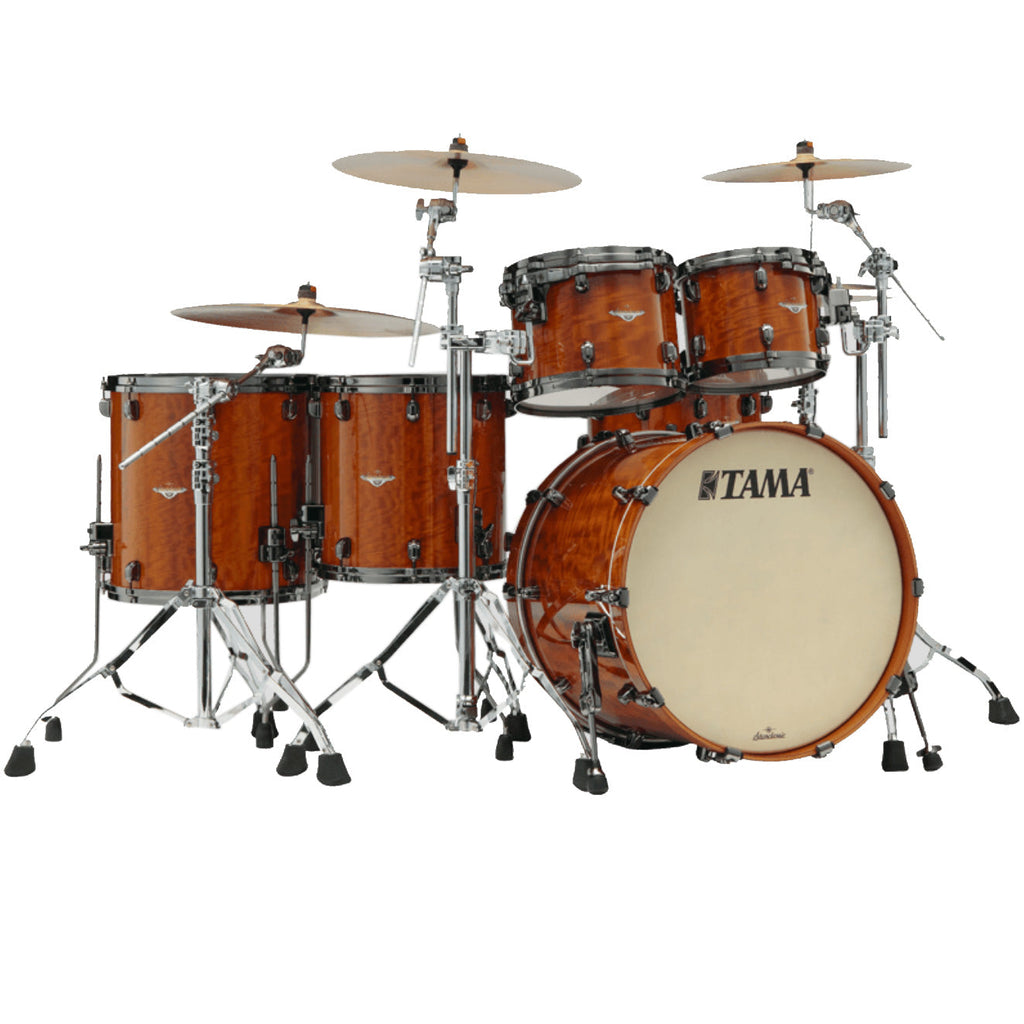 Tama Starclassic Bubinga 5-Piece Shell Pack - Gloss African Cherry - MusicMarket