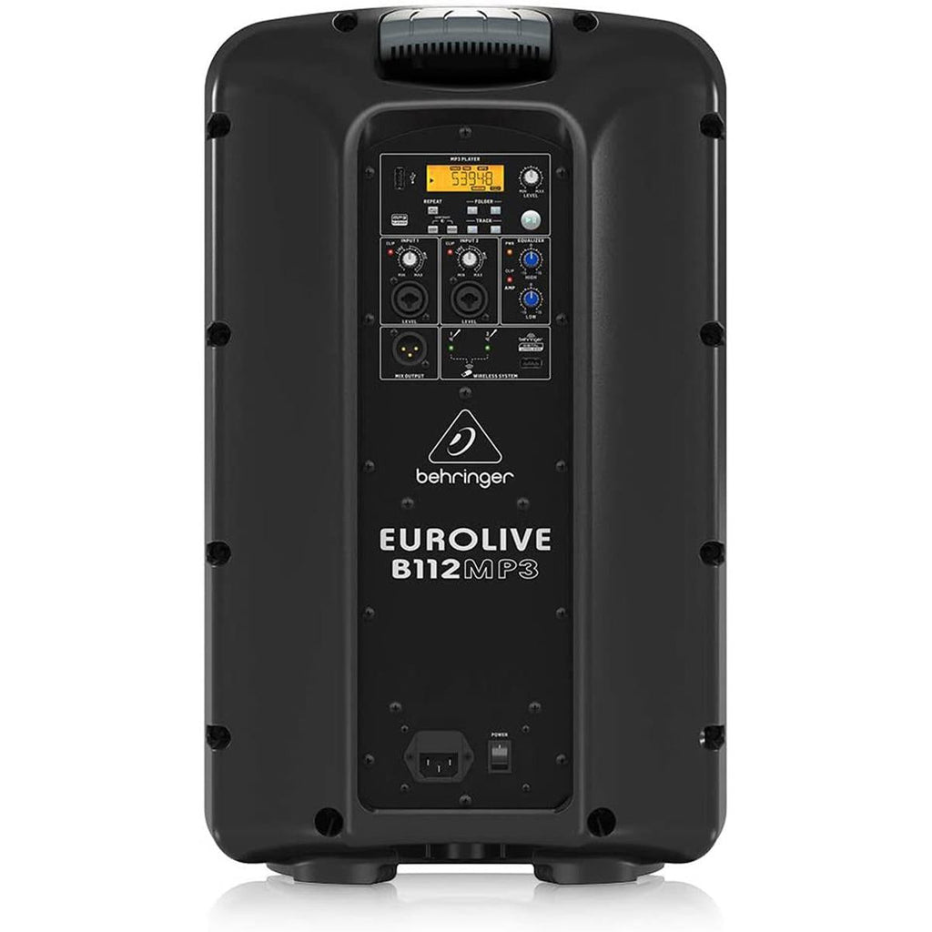 Behringer EUROLIVE B112MP3 Active PA Speaker with Built-in MP3 Player - View 2 | MusicMarket