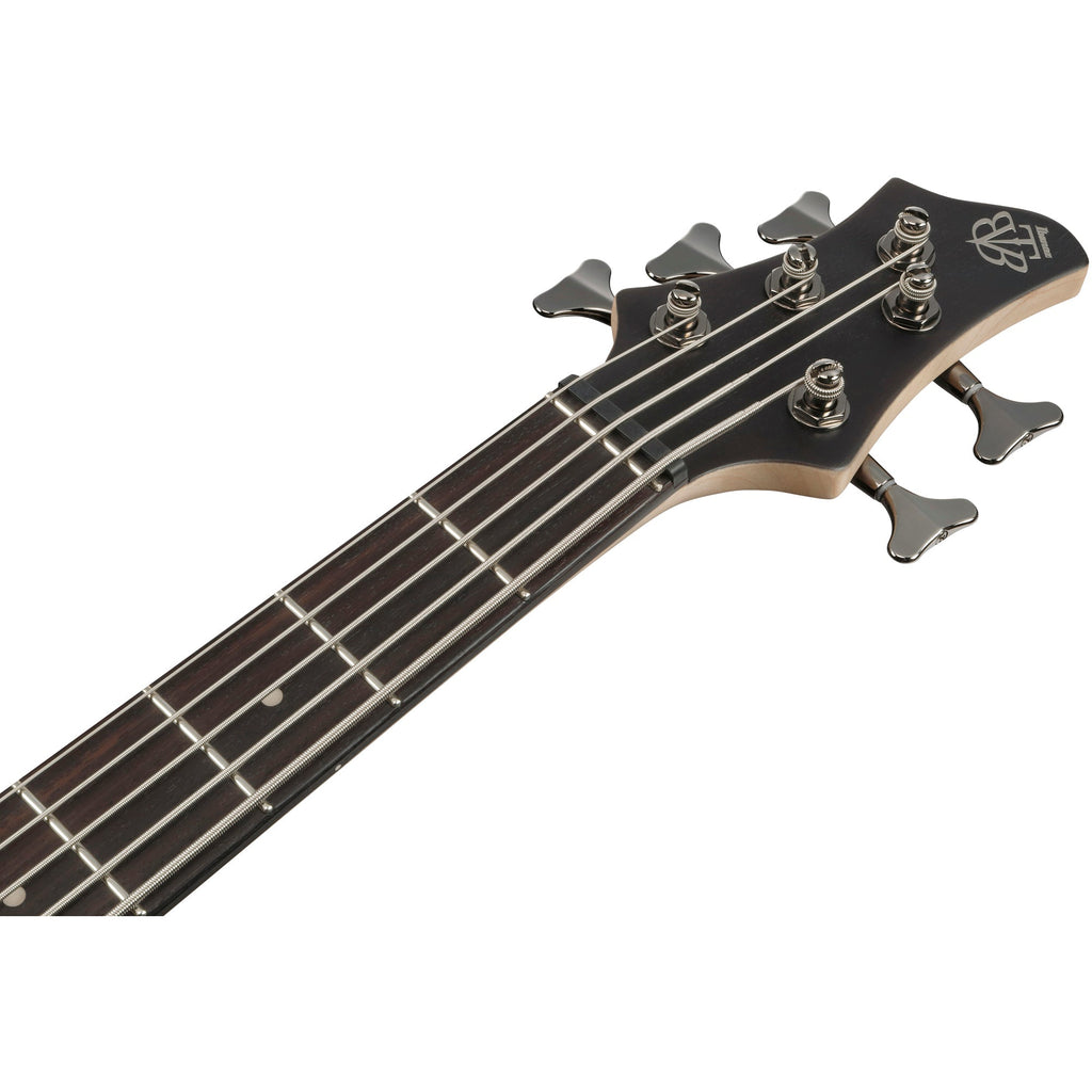 Ibanez BTB605 BTB Standard Left Handed 5-String Electric Bass - Transparent Gray Flat - View 7 | MusicMarket