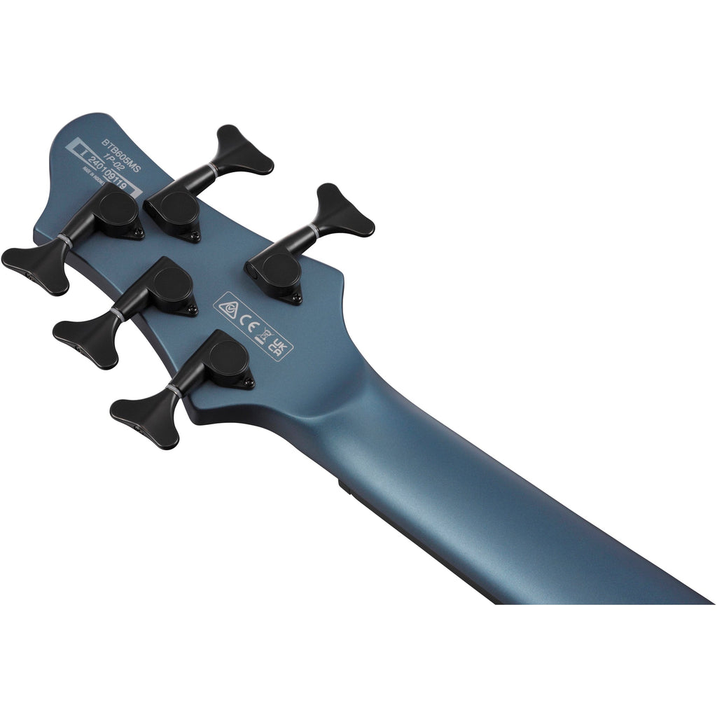 Ibanez BTB Bass Workshop 5-String Electric Bass Multi scale - Midnight Arctic Ocean Matte - View 6 | MusicMarket