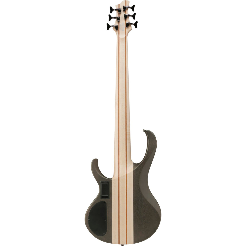 Ibanez BTB606 BTB Standard 6-String Electric Bass - Transparent Gray Flat - View 3 | MusicMarket