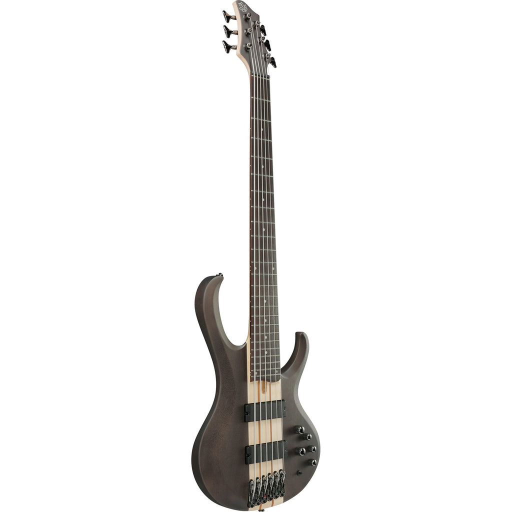 Ibanez BTB606 BTB Standard 6-String Electric Bass - Transparent Gray Flat - View 4 | MusicMarket