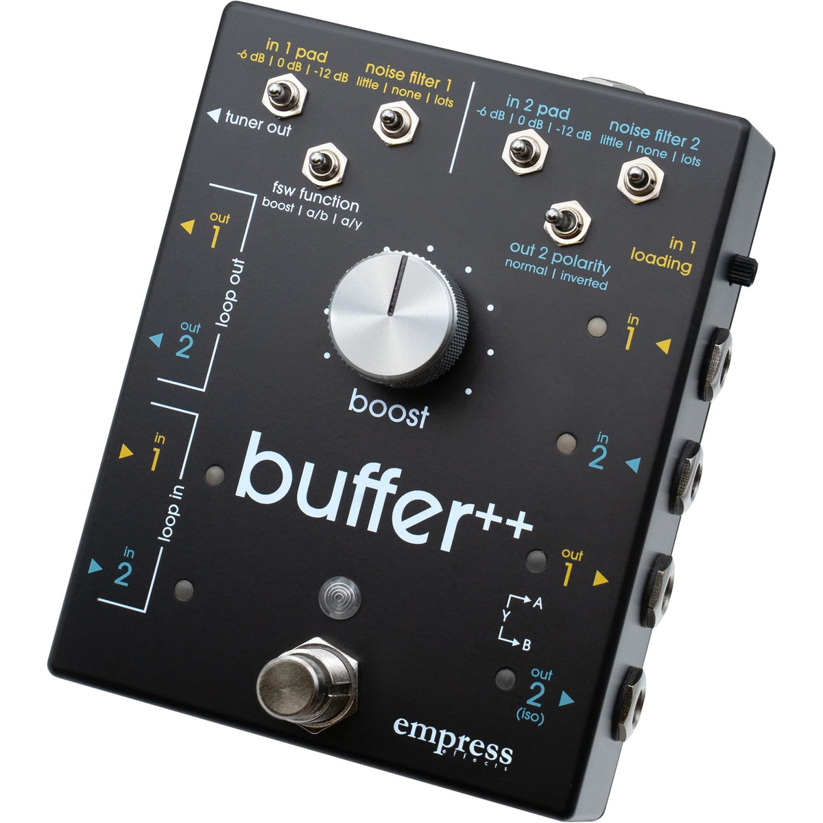 Empress Effects Buffer++ I/O Interface Pedal - View 2 | MusicMarket