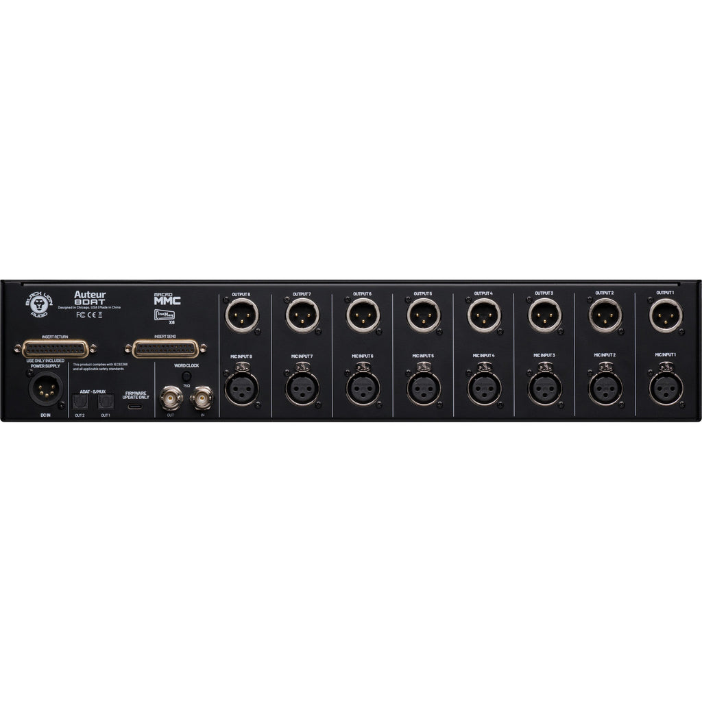 Black Lion Audio 8DAT 8 Channel Auteur Packed Mic Pre - View 5 | MusicMarket