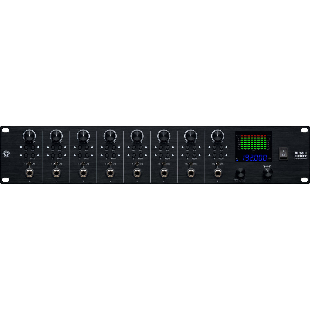 Black Lion Audio 8DAT 8 Channel Auteur Packed Mic Pre - MusicMarket