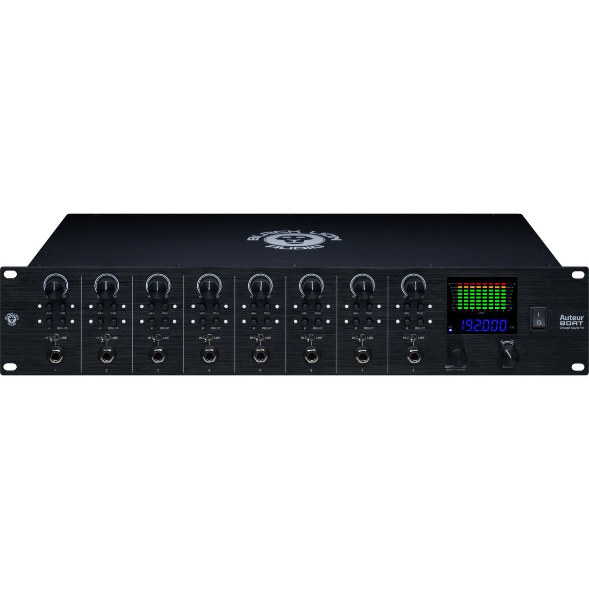 Black Lion Audio 8DAT 8 Channel Auteur Packed Mic Pre - View 2 | MusicMarket