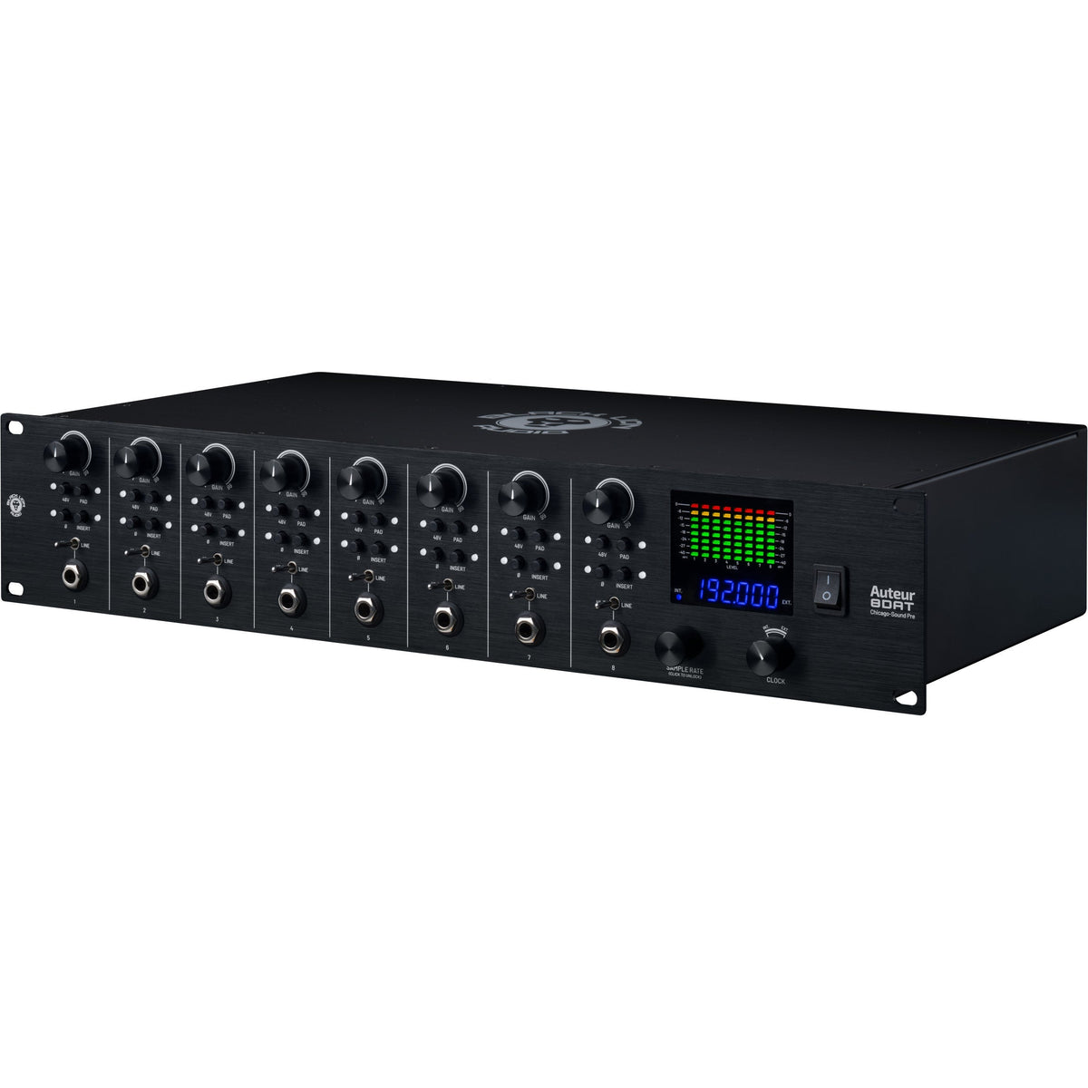 Black Lion Audio 8DAT 8 Channel Auteur Packed Mic Pre - View 3 | MusicMarket