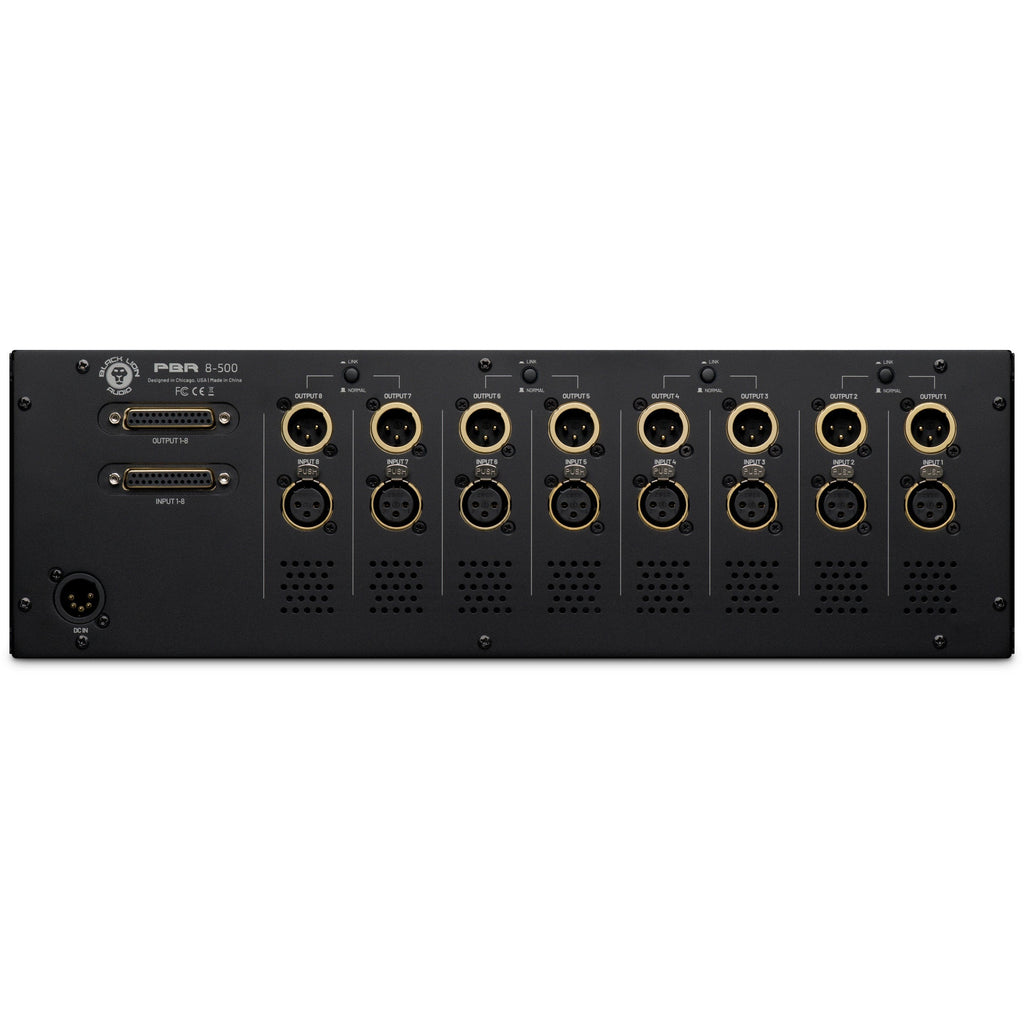 Black Lion Audio PBR 8-500 - 500-Series 8-Slot Rack/PSU with Built-in Patchbay - View 2 | MusicMarket
