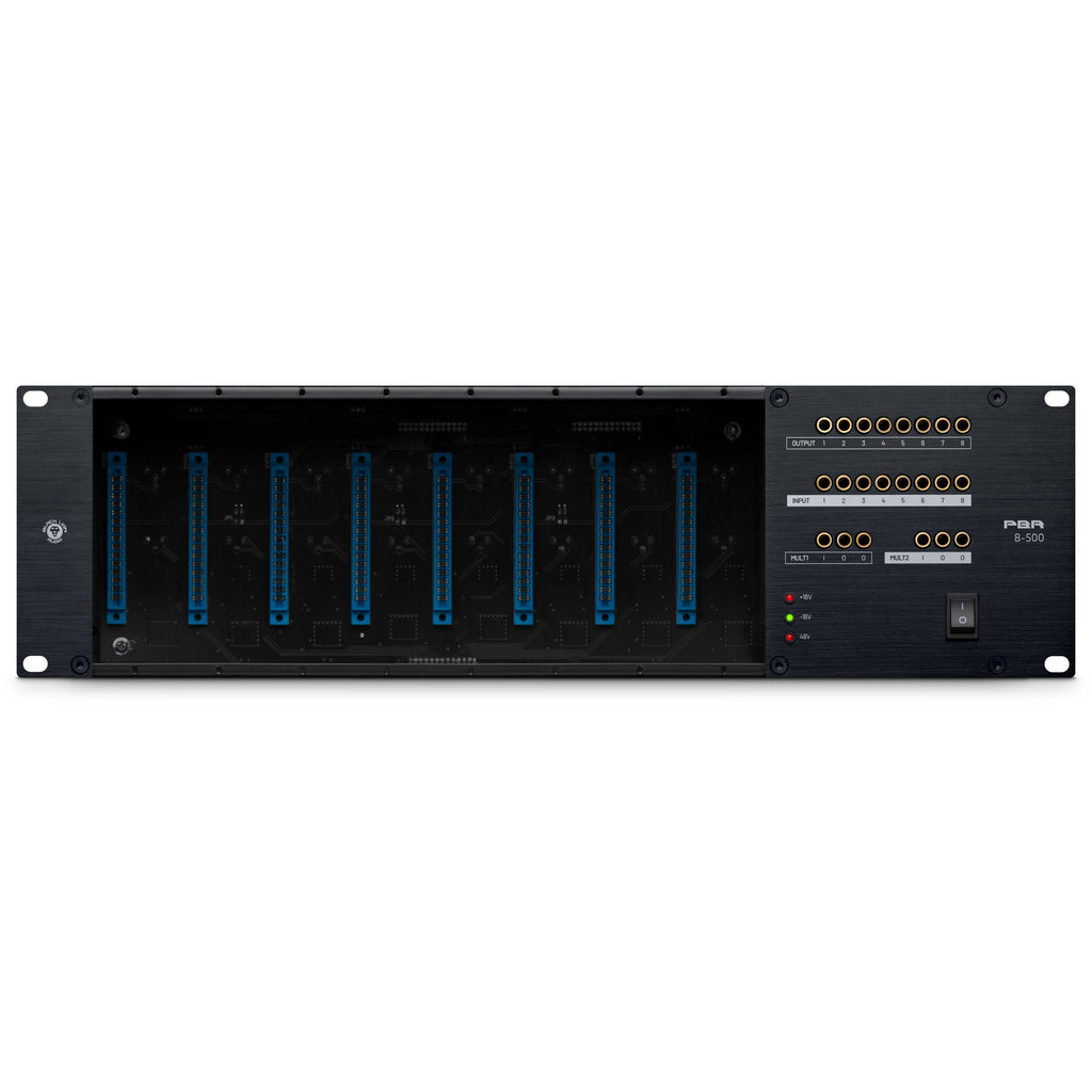 Black Lion Audio PBR 8-500 - 500-Series 8-Slot Rack/PSU with Built-in Patchbay - MusicMarket