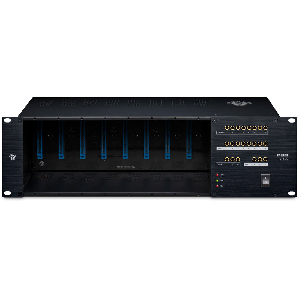 Black Lion Audio PBR 8-500 - 500-Series 8-Slot Rack/PSU with Built-in Patchbay - View 3 | MusicMarket
