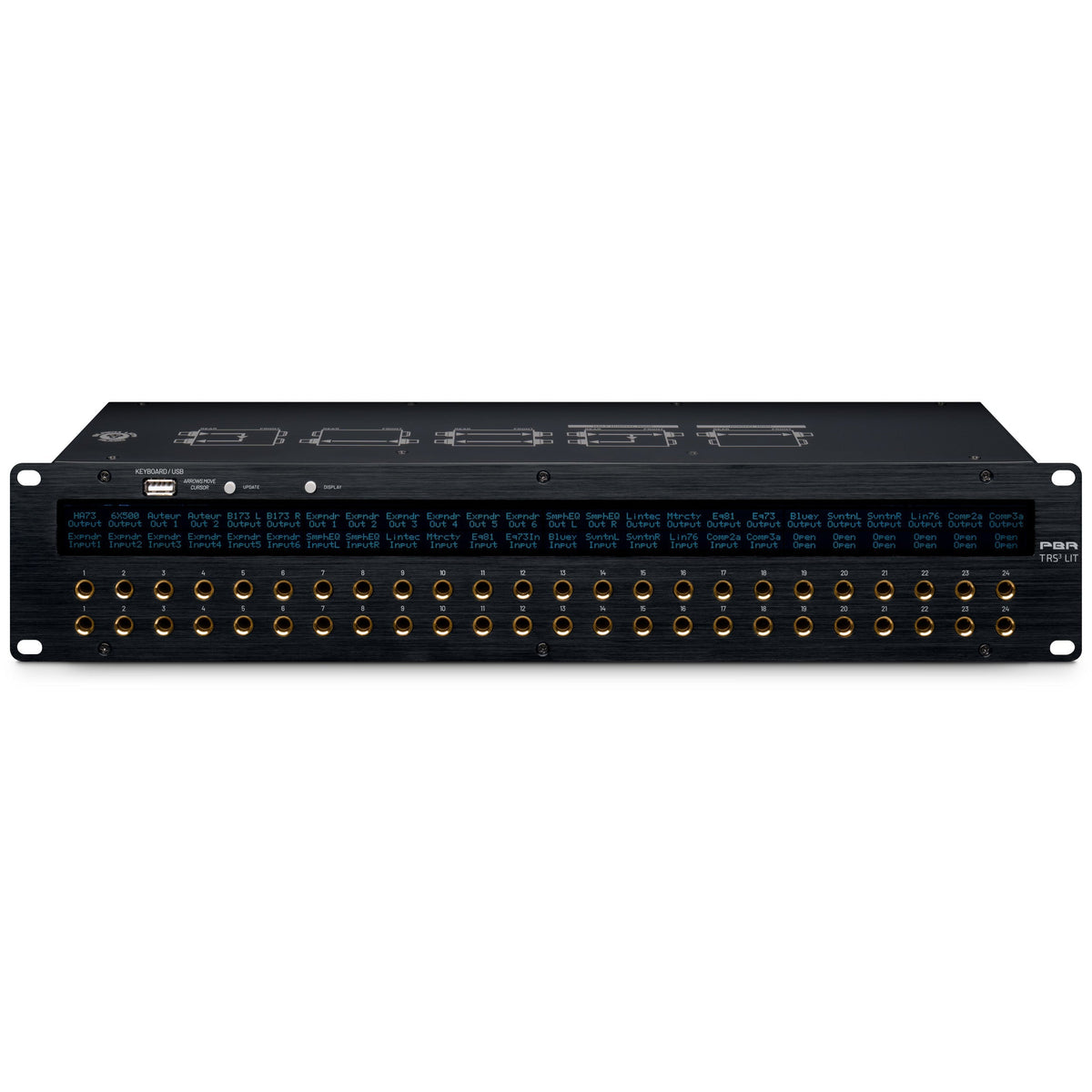 Black Lion Audio PBR TRS3 LIT - 3 Way TRS Patchbay with Programmable LED - View 2 | MusicMarket