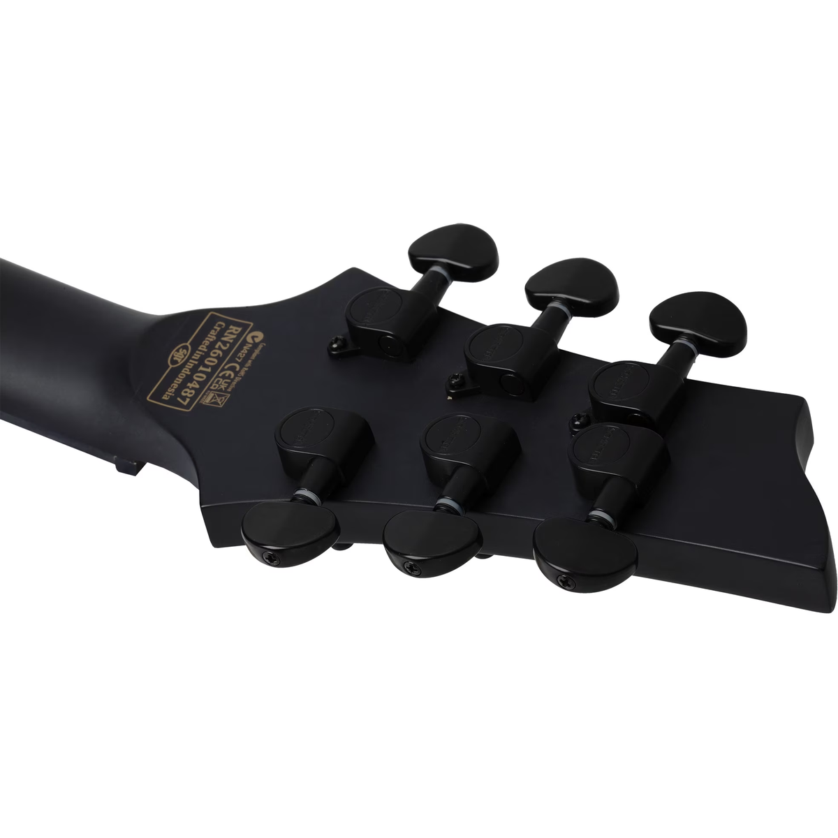Schecter C-1 Hydro-Dip Left Handed Electric Guitar - Midnight Tide - View 7 | MusicMarket
