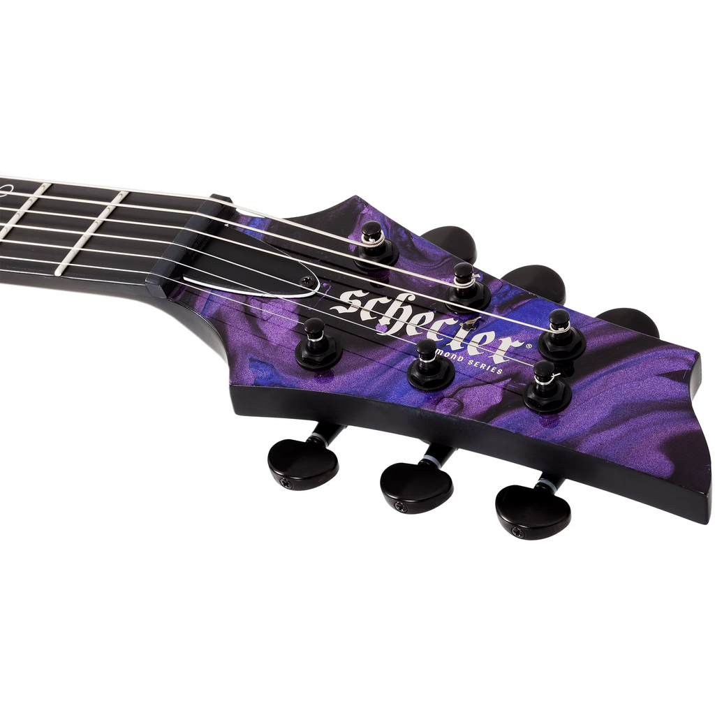 Schecter C-1 Hydro-Dip Electric Guitar - Purple Obsidian - View 6 | MusicMarket