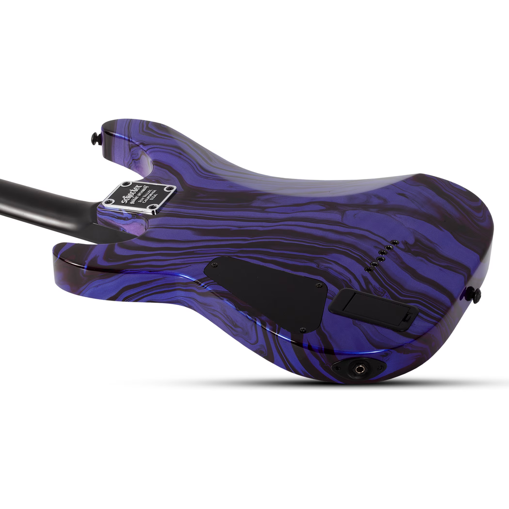 Schecter C-1 Hydro-Dip Electric Guitar - Purple Obsidian - View 4 | MusicMarket