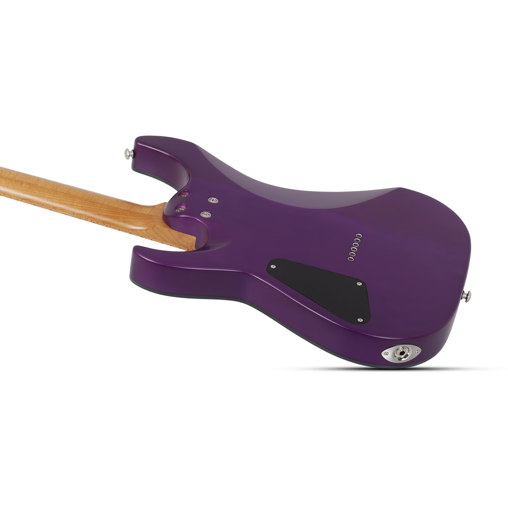 Schecter C-1 Standard Plus Electric Guitar - Transparent Purple Burst - View 6 | MusicMarket