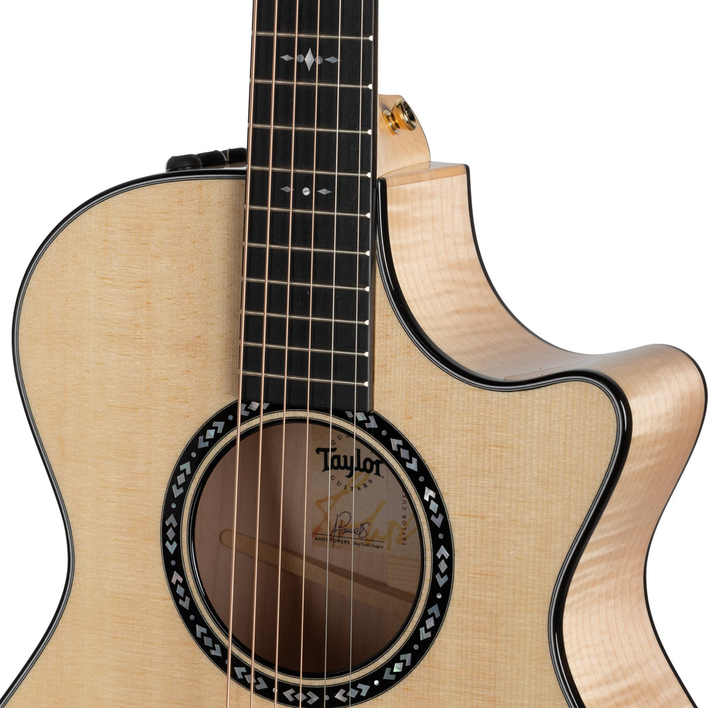 Taylor C412ce B4007 2024 NAMM Custom Acoustic Electric Guitar, Natural - View 11 | MusicMarket