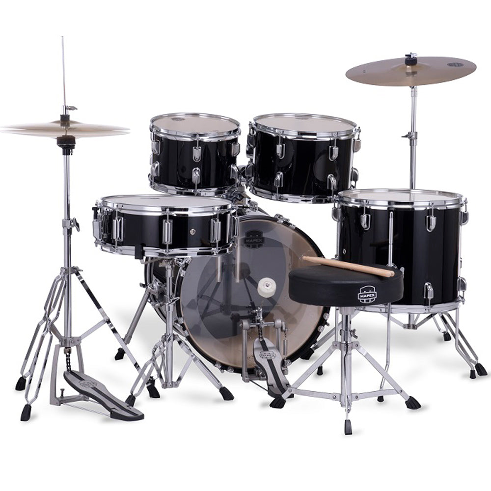 Mapex Comet Series 5-Piece Shell Kit - Black - View 3 | MusicMarket