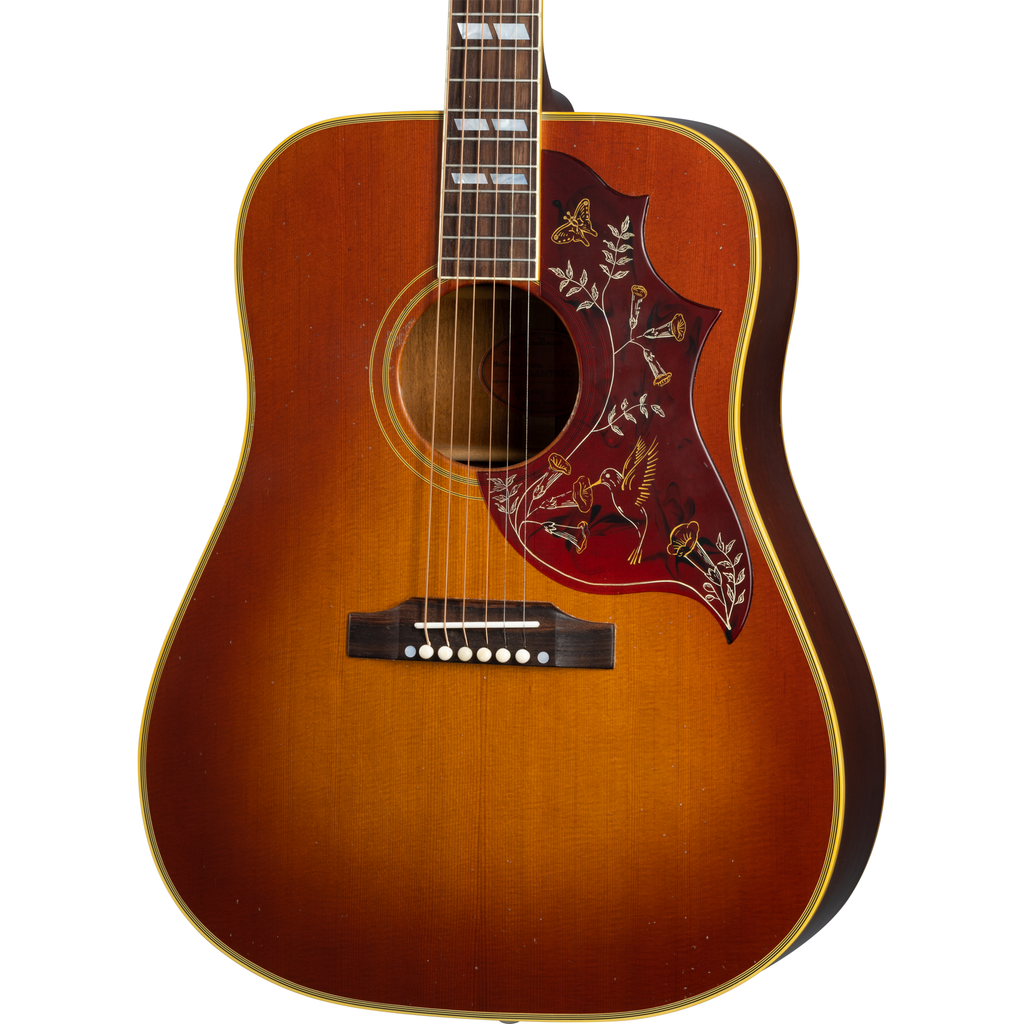Gibson 1960 Hummingbird Acoustic Guitar - Heritage Cherry Sunburst Light Aged - MusicMarket