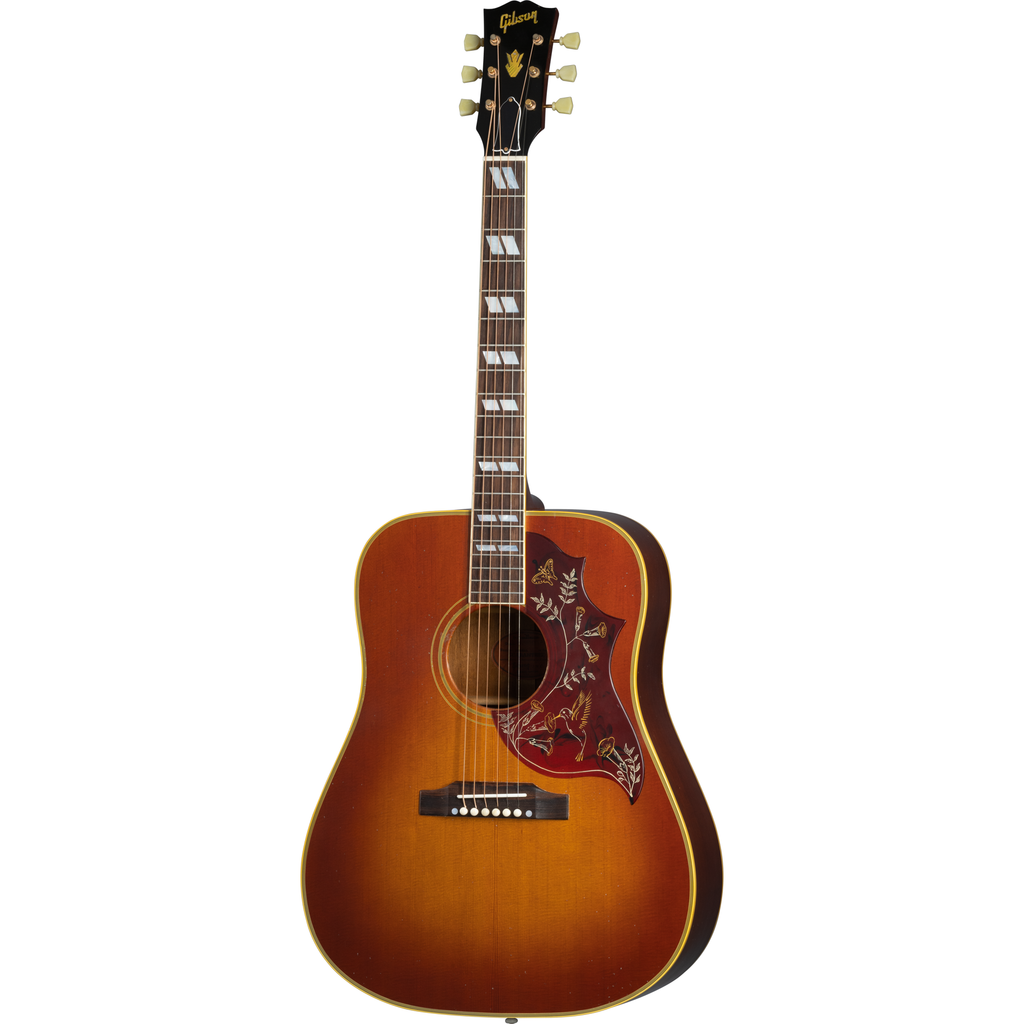 Gibson 1960 Hummingbird Acoustic Guitar - Heritage Cherry Sunburst Light Aged - View 2 | MusicMarket