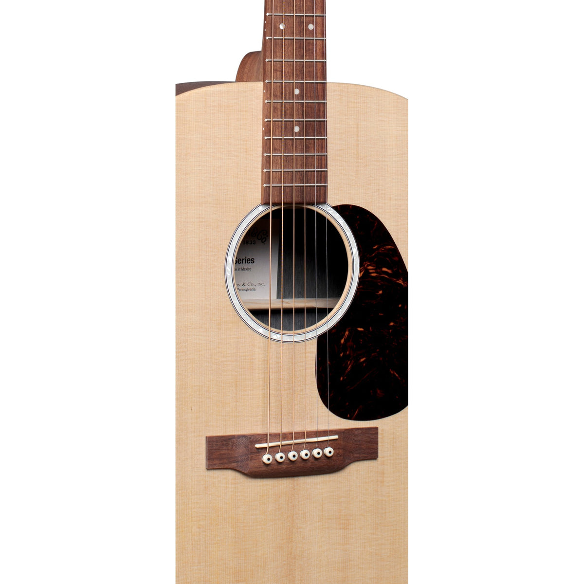 Martin D-X2E Mahogany Acoustic-Electric Guitar - View 5 | MusicMarket