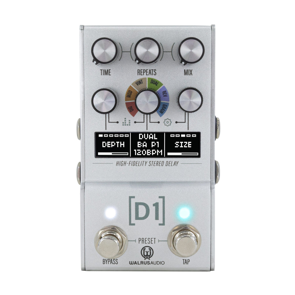 Walrus Audio Mako Series MKII - D1 High-Fidelity Delay Pedal - MusicMarket