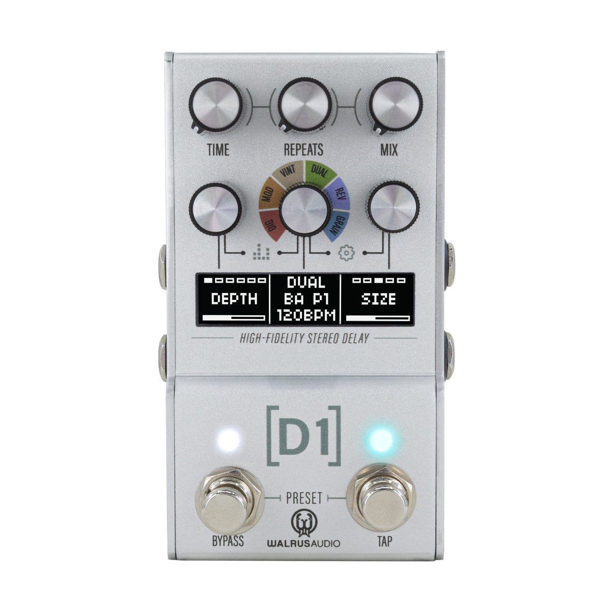 Walrus Audio Mako Series MKII - D1 High-Fidelity Delay Pedal - MusicMarket