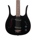 Danelectro 58 Longhorn 4 String Electric Bass - Black w/ Red Binding - MusicMarket