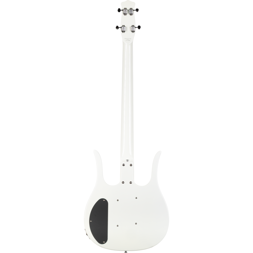 Danelectro 58 Longhorn 4 String Bass - Red Hot White - View 3 | MusicMarket