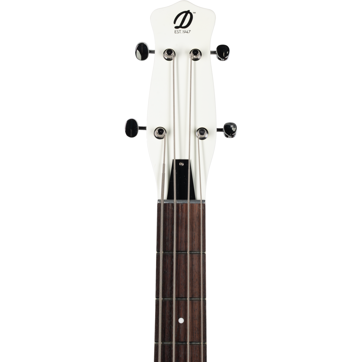 Danelectro 58 Longhorn 4 String Bass - Red Hot White - View 4 | MusicMarket