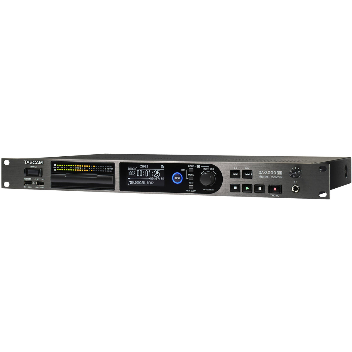Tascam DA-3000SD 2-Channel DSD/PCM Master Recorder and AD/DA Converter - View 2 | MusicMarket